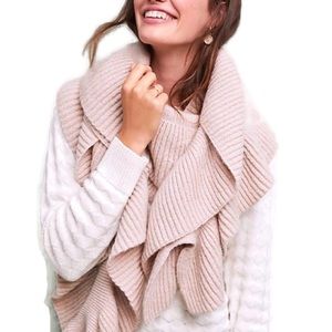 Anthropologie Abigail Ruffle Cream Scarf //I removed tags